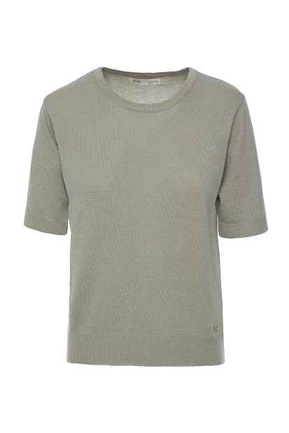Short sleeves sweater