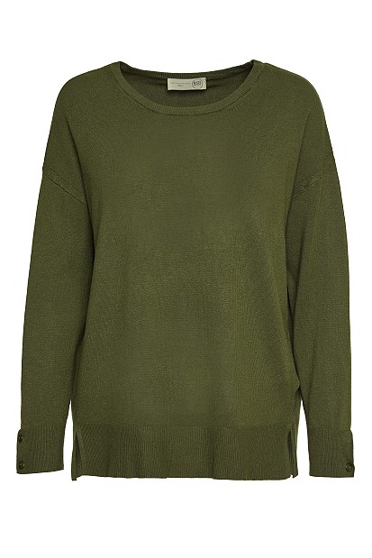 Πουλόβερ με κουμπιά στις μανσέτες