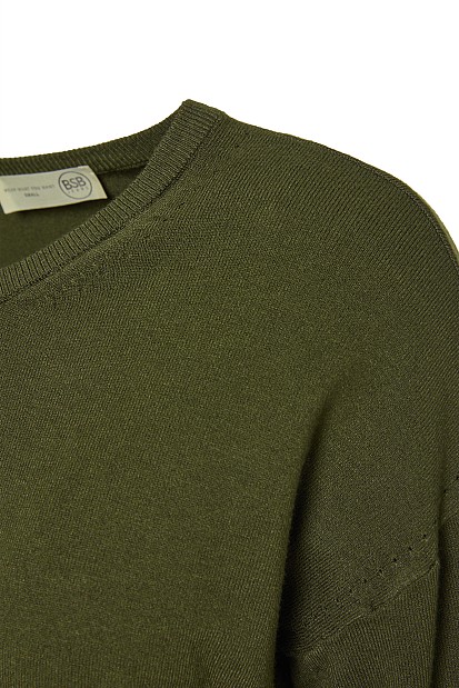 Πουλόβερ με κουμπιά στις μανσέτες