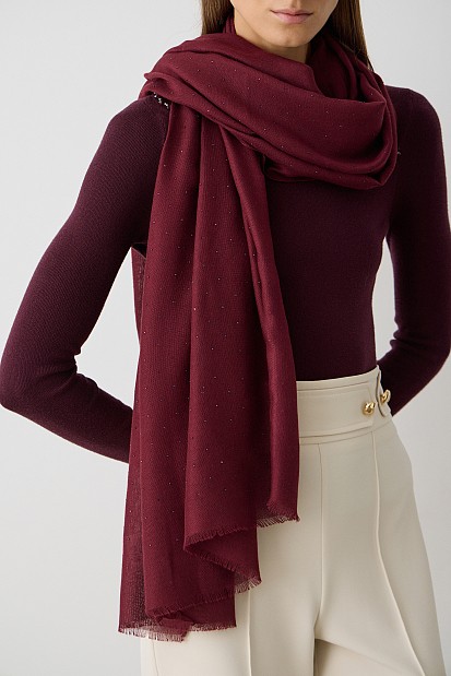 Scarf all over rhinestones