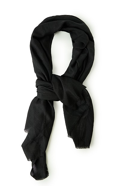 Scarf all over rhinestones