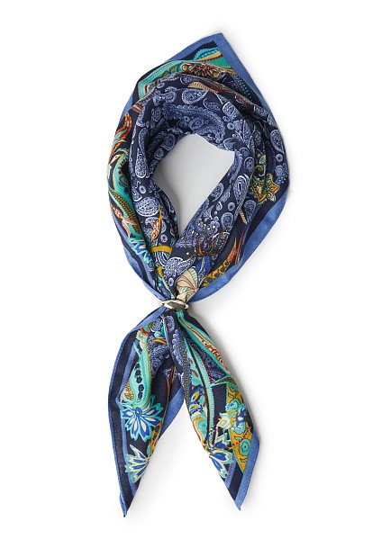 Multicolor printed scarf