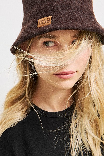 Wool bucket hat
