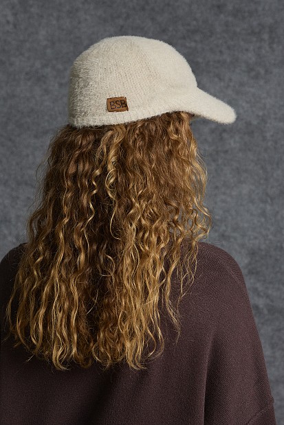 Knitted jockey hat