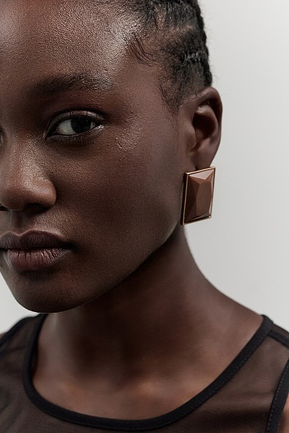 Rectangle earrings