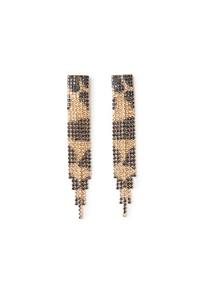 Hanging asymmetric earrings