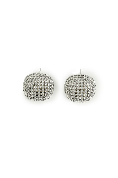Earrings with cut-work design