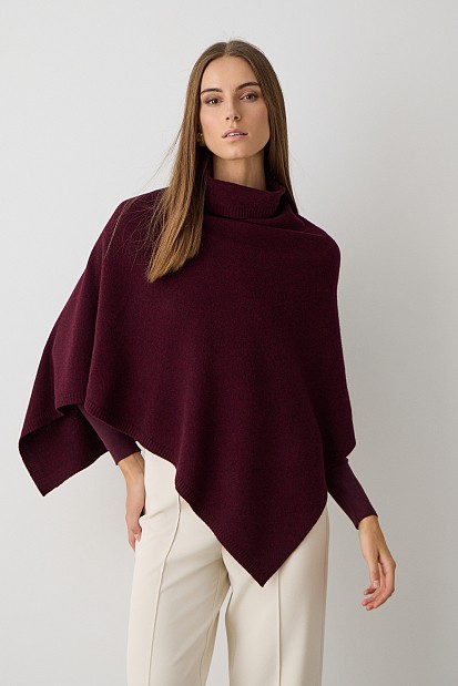 Μάλλινη κάπα με ζιβάγκο