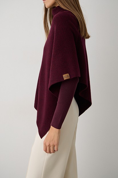 Μάλλινη κάπα με ζιβάγκο