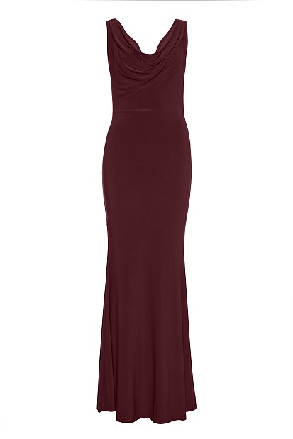 Maxi draped dress - Gold label
