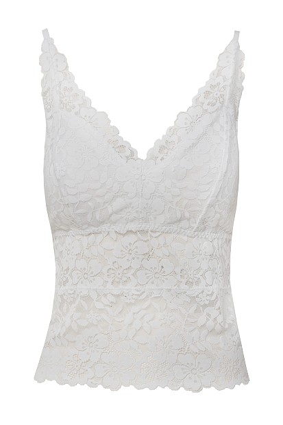 Lace top with straps