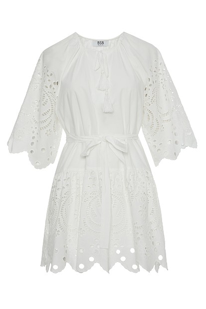 Rochie scurtă cu broderie