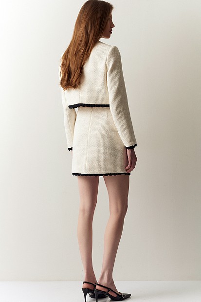 Mini tweed skirt