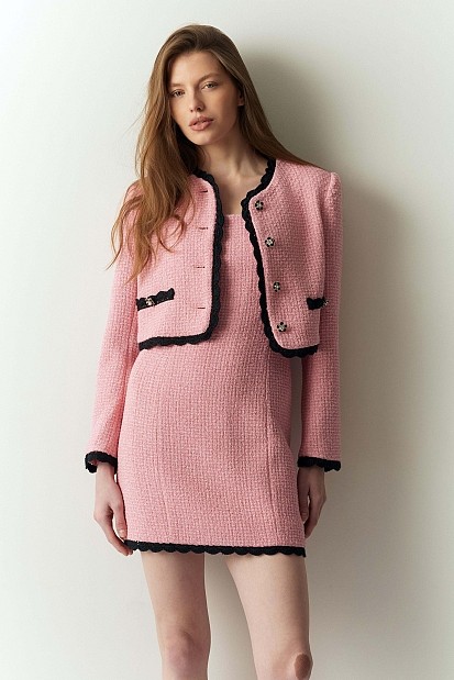 Tweed cropped blazer