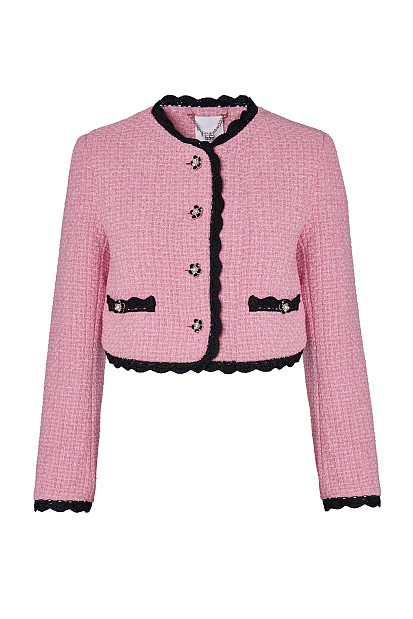 Tweed cropped blazer