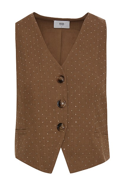 Vest all over rhinestones