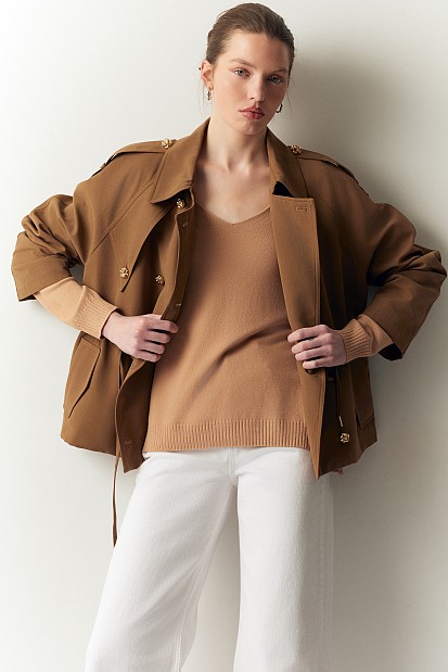 V neck πουλόβερ