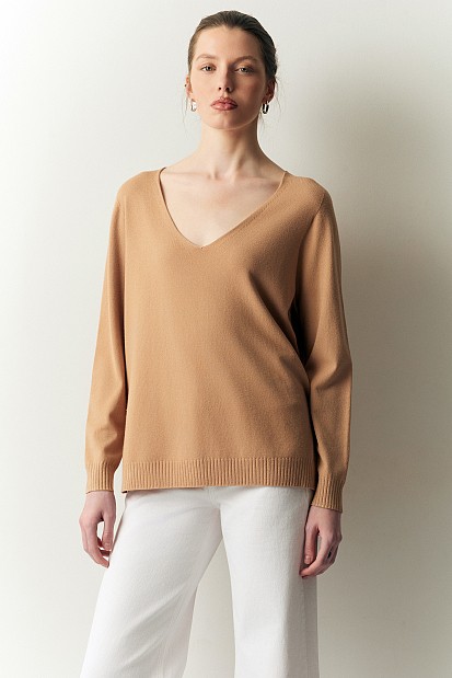 V neck πουλόβερ