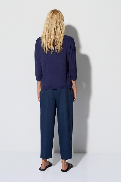 Sweater with 3/4 sleeves