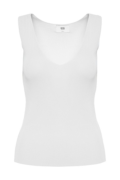 Basic knitted V top