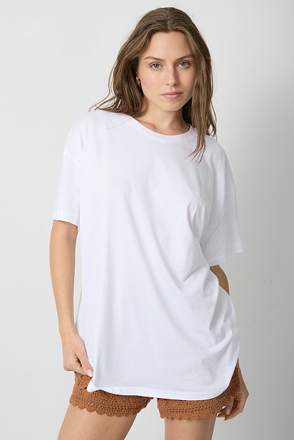 Blusa oversize algodón