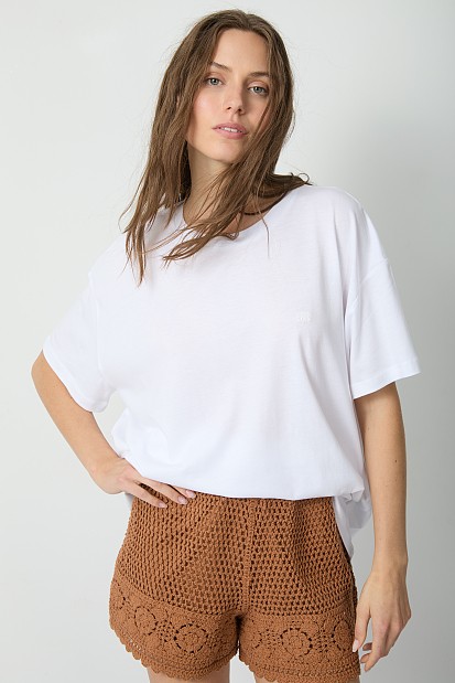 Blusa oversize algodón