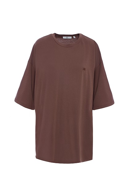 Oversized cotton blouse