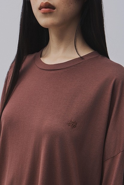 Oversized cotton blouse
