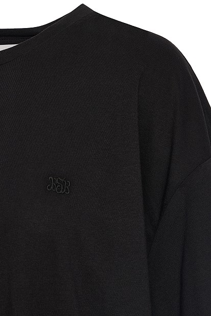 Oversized βαμβακερή μπλούζα