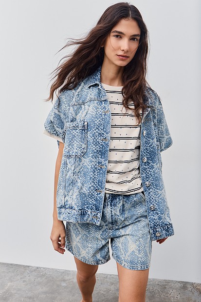 Blusa a rayas una manga
