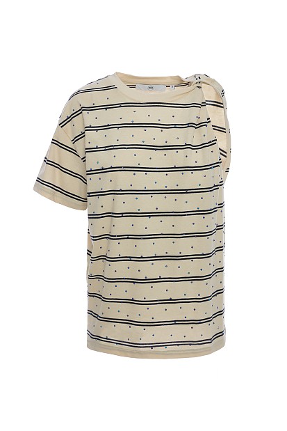 Blusa a rayas una manga