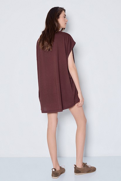 Blouse with front print