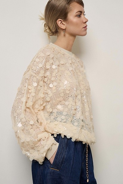 Sequined sweater