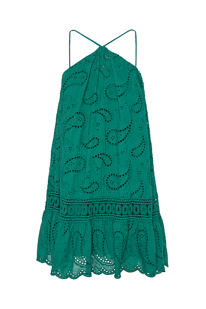 Mini broderie dress