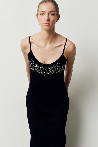 Rochie midi cu ținte