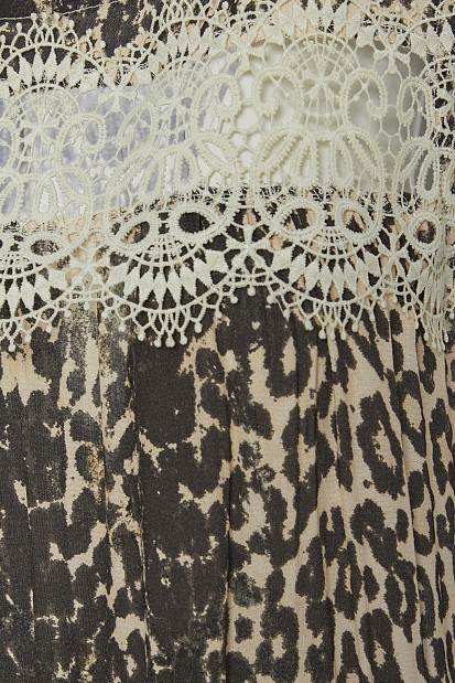 Μάξι animal print φόρεμα