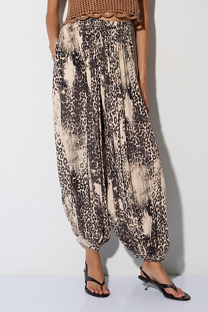 Balloon παντελόνι με animal print