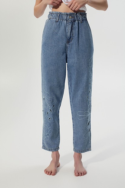 Jeans - Alice barrel bordado