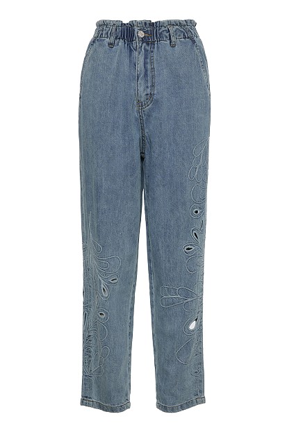 Jeans - Alice barrel bordado