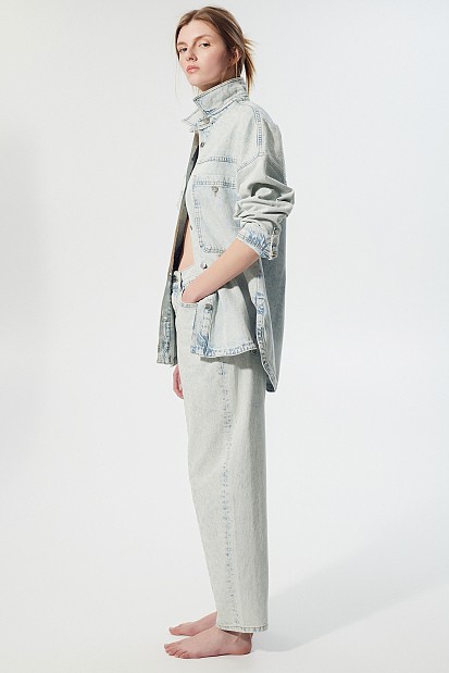 Tania balloon jeans with rhinestones