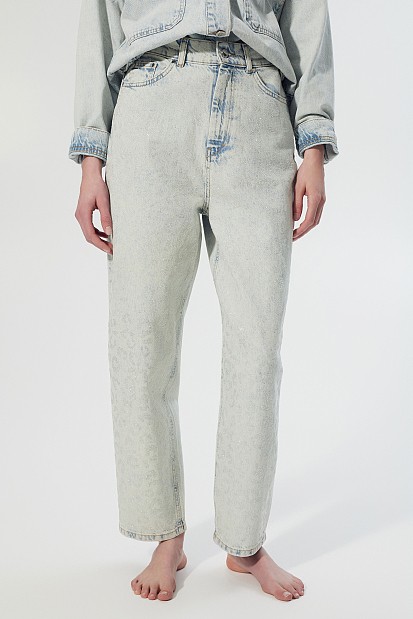 Tania balloon jeans with rhinestones