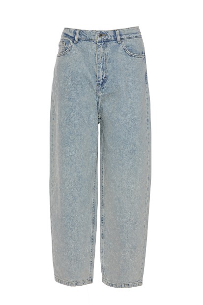 Tania balloon jeans with rhinestones