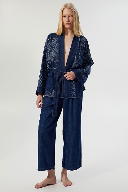 Eliza straight leg jeans with  belt