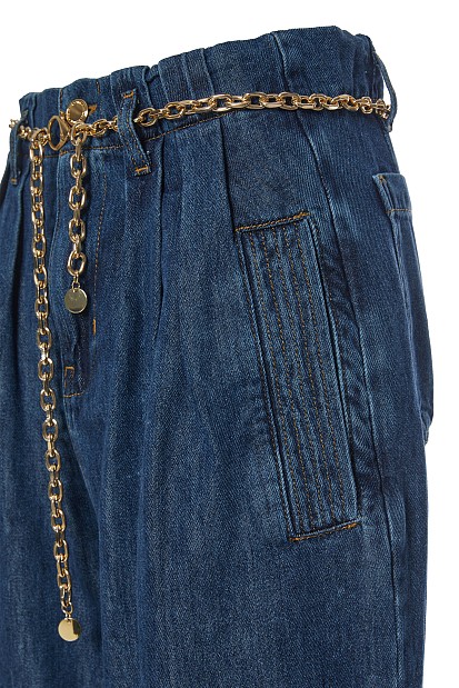 Eliza straight leg jeans with  belt