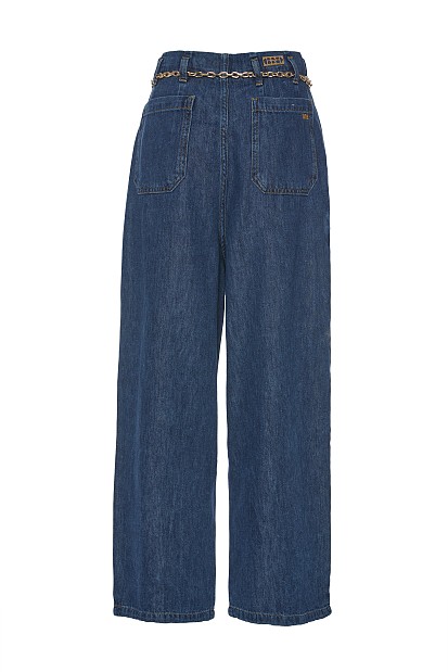 Eliza straight leg jeans with  belt