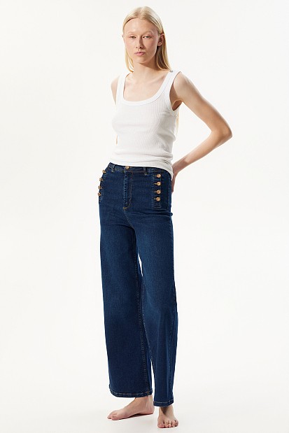 Jeans - Kea wideleg botones