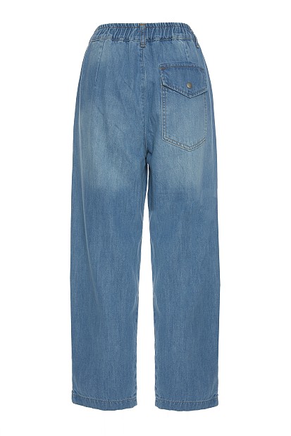 Joy barrel jeans with glitter