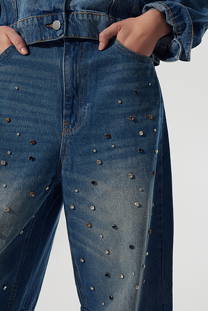 Jeans - Dione globo strass