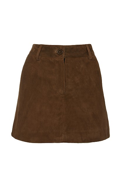 Falda mini ante
