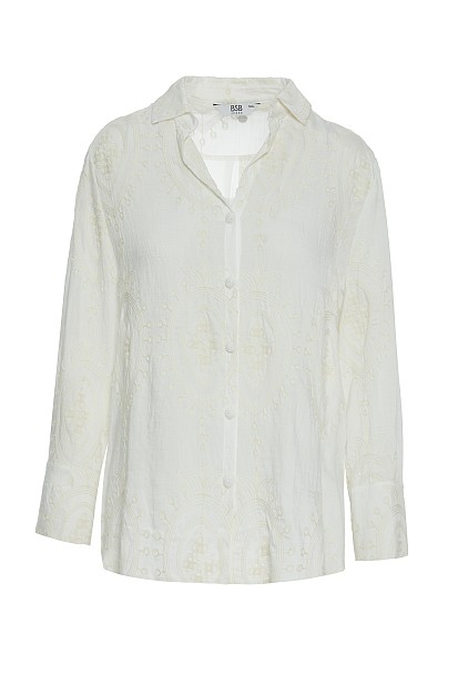 Shirt with embroidered detailing
